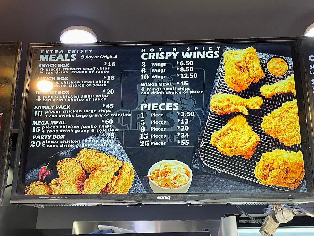 Menu, Extra Crispy - Merrylands