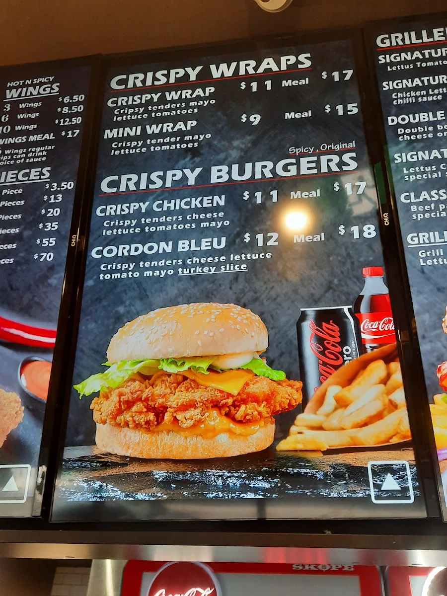 Menu, Extra Crispy - Merrylands