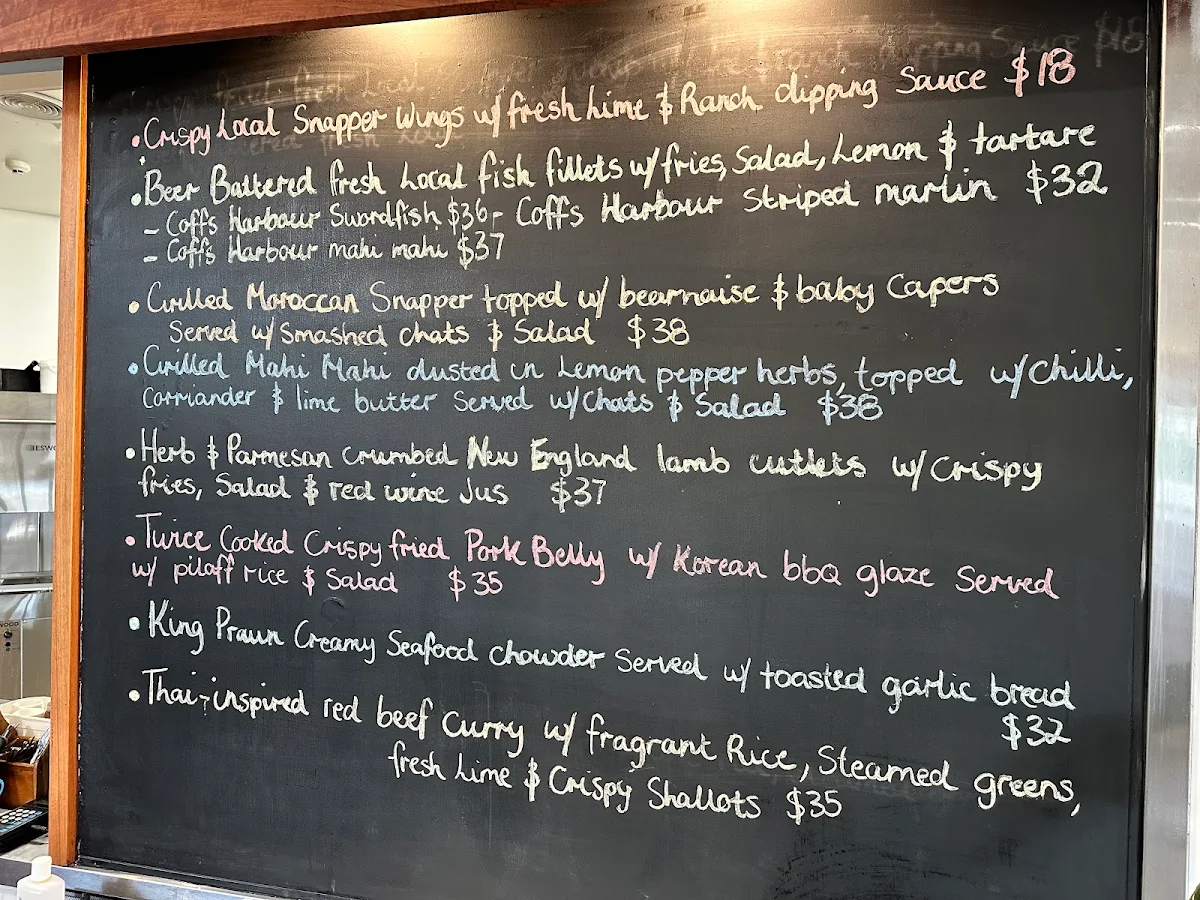 Menu, V Wall Pavilion