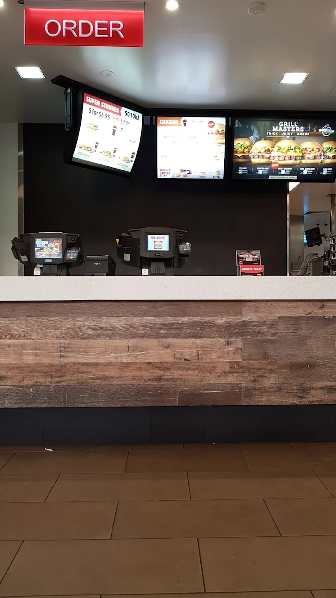 Menu, Hungry Jack's Burgers Byford