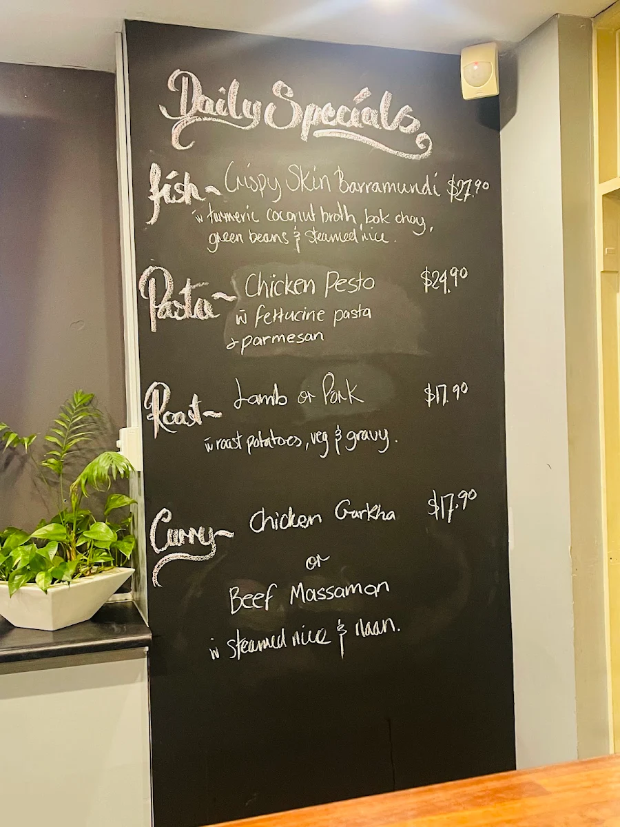 Menu, Reepham Hotel