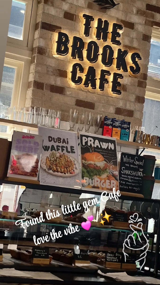Menu, The Brooks Cafe