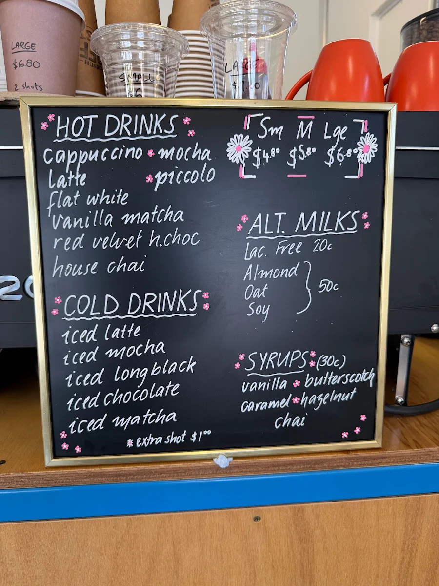 Menu, The Old Butcher Shop Cafe