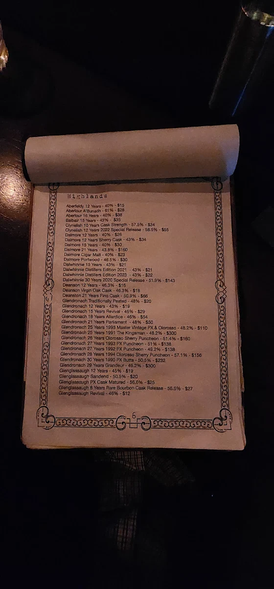 Menu, Cobbler