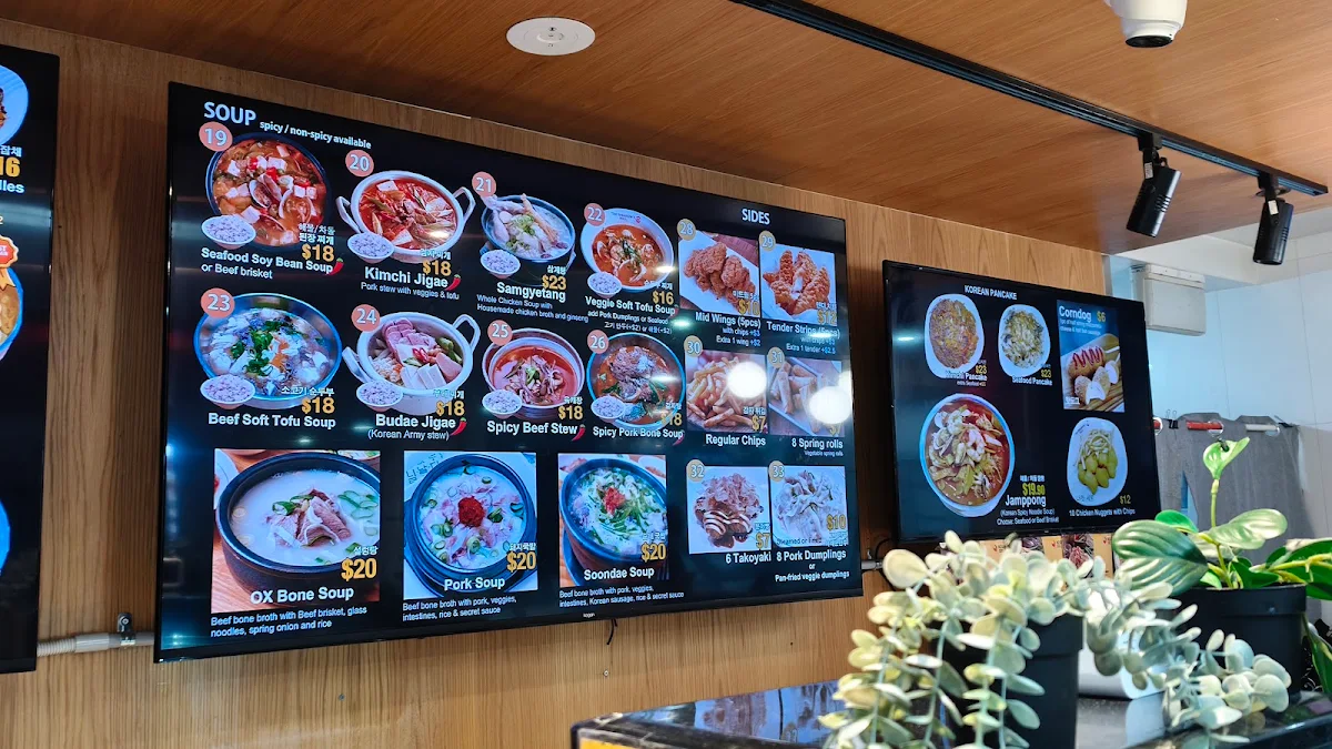 Menu, Sparrow's Mill Express (Sussex St.)