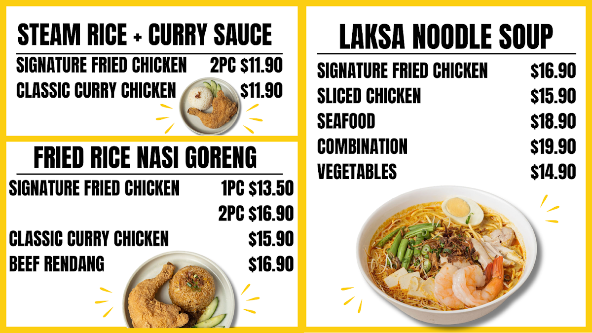 Menu, Lemak Queens Plaza