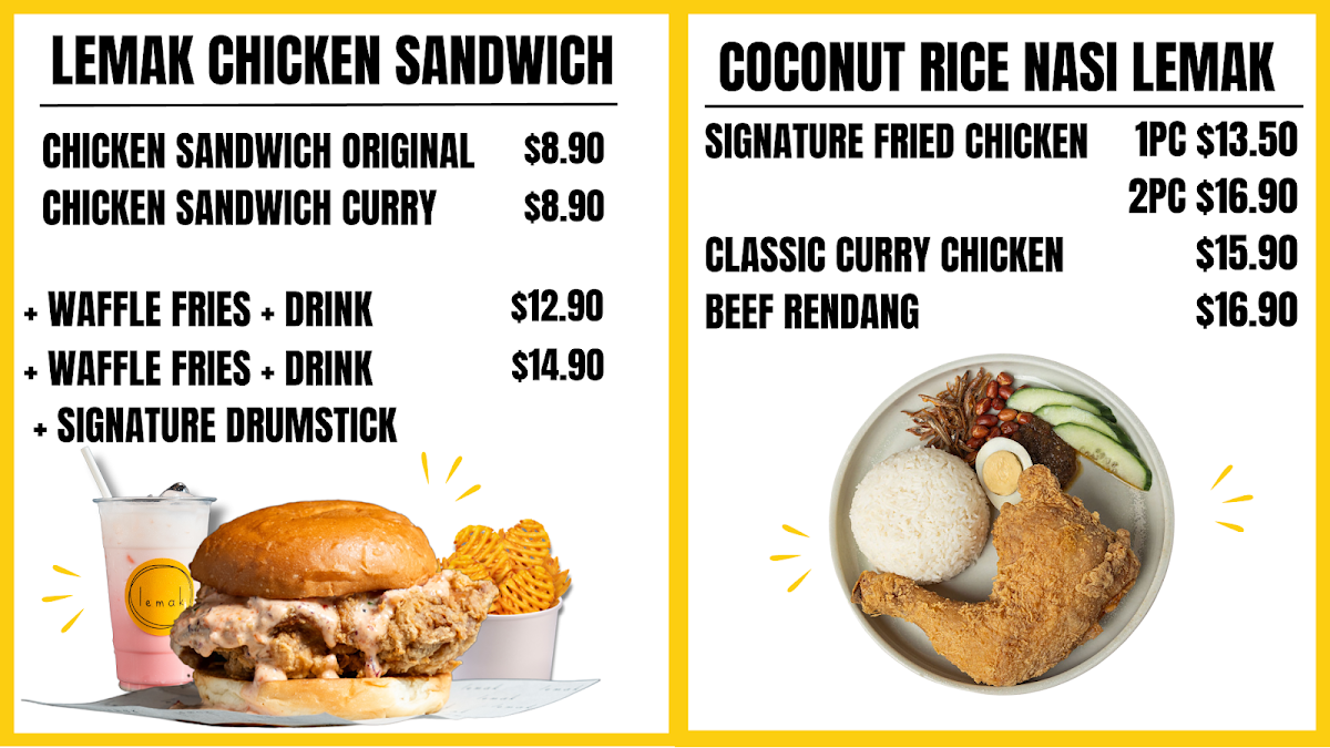 Menu, Lemak Queens Plaza