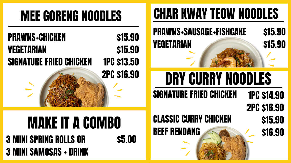 Menu, Lemak Queens Plaza