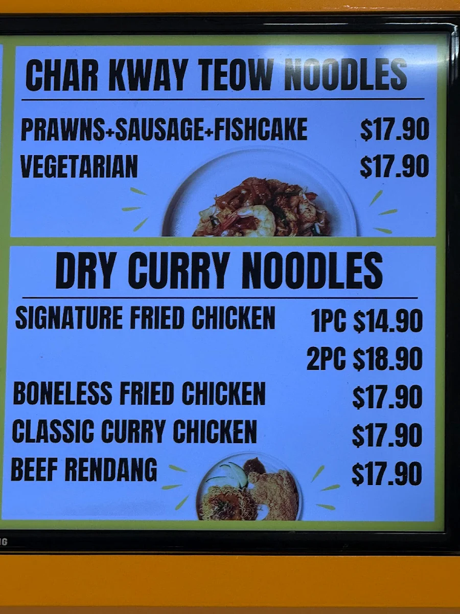 Menu, Lemak Queens Plaza