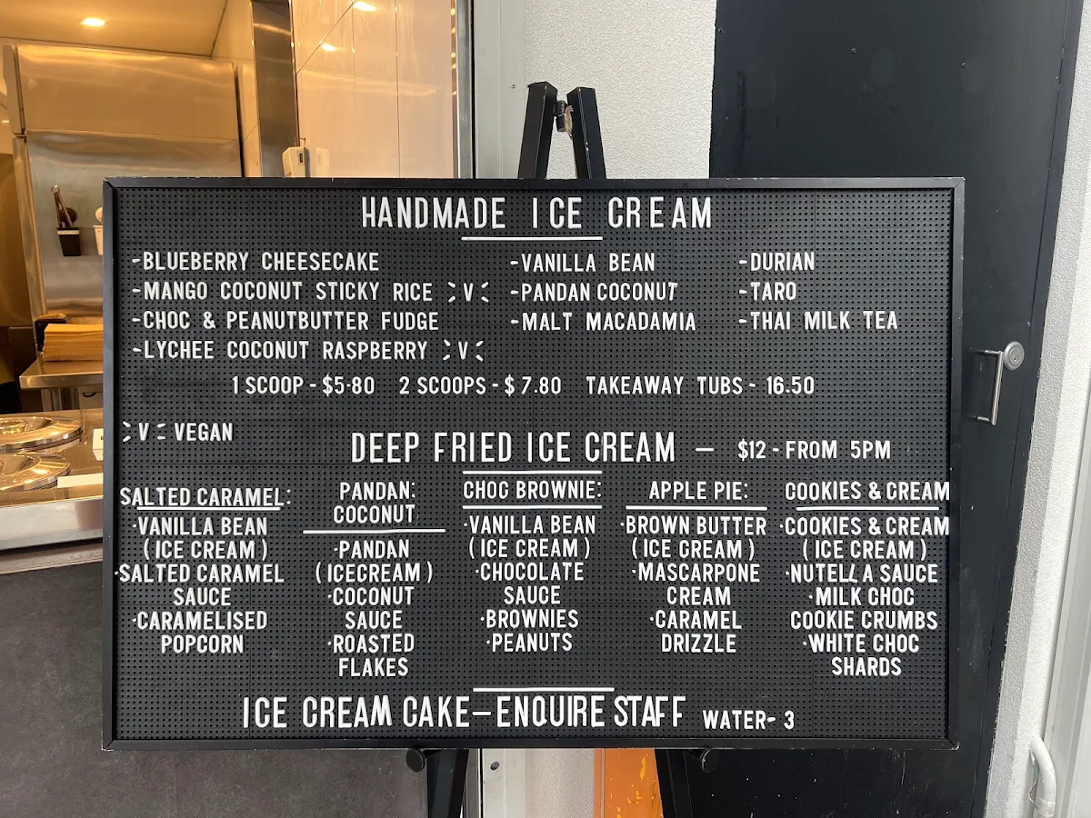 Menu, Duo Duo Roselands