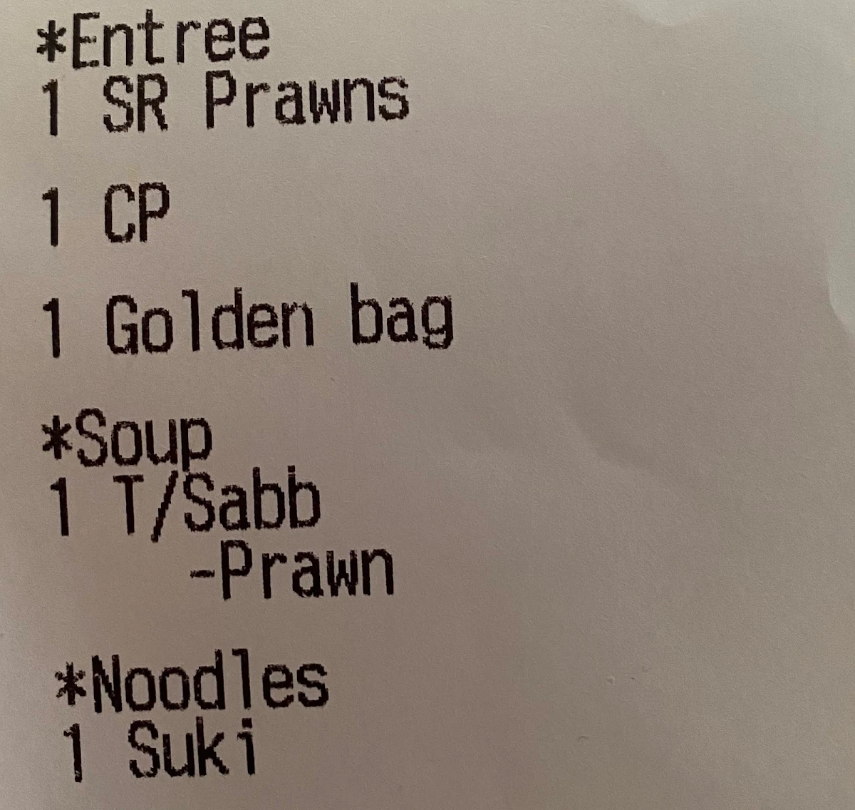 Menu, Knoxfield Thai Restaurant