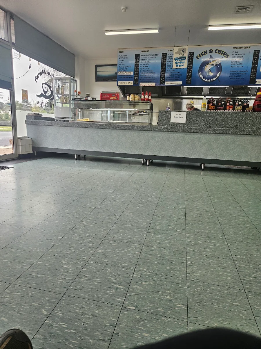 Menu, Bacchus Marsh Fish & Chip Shop