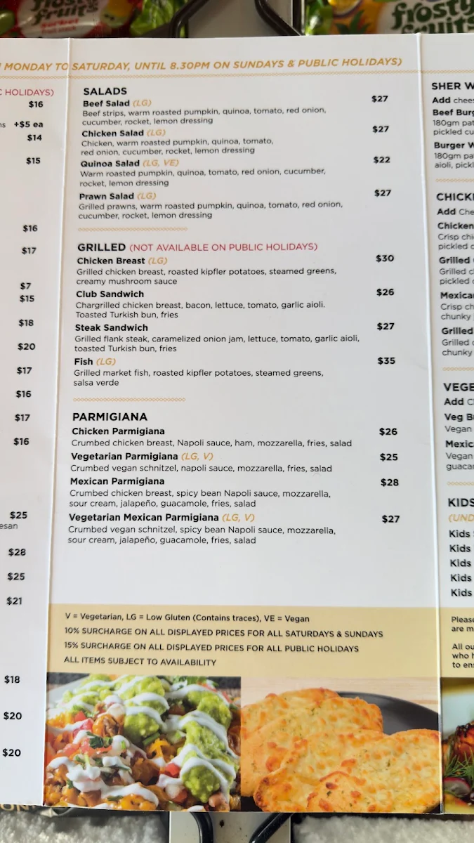 Menu, Mt Dandenong