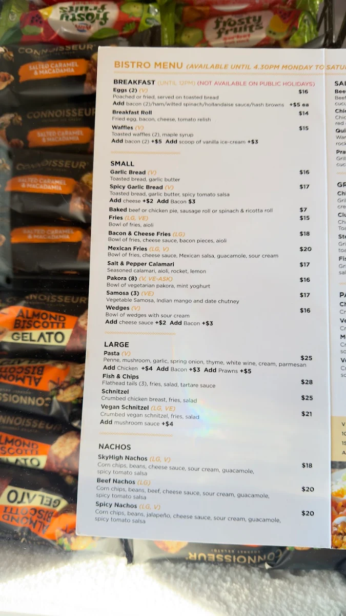 Menu, Mt Dandenong