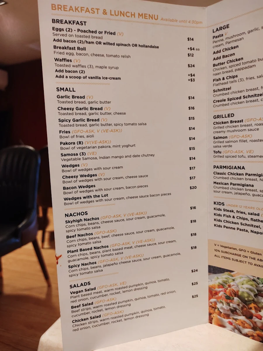 Menu, Mt Dandenong