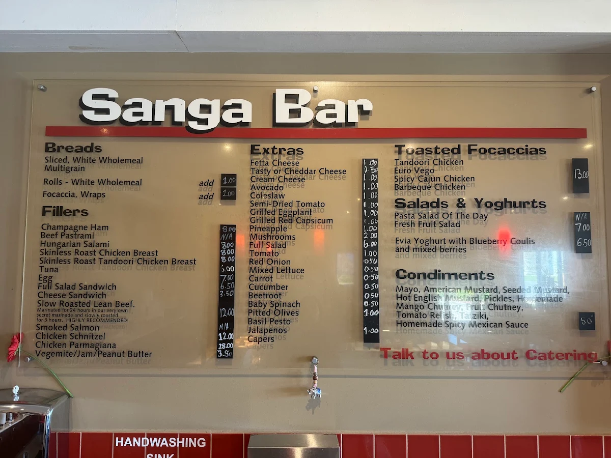 Menu, Coffee On Bate