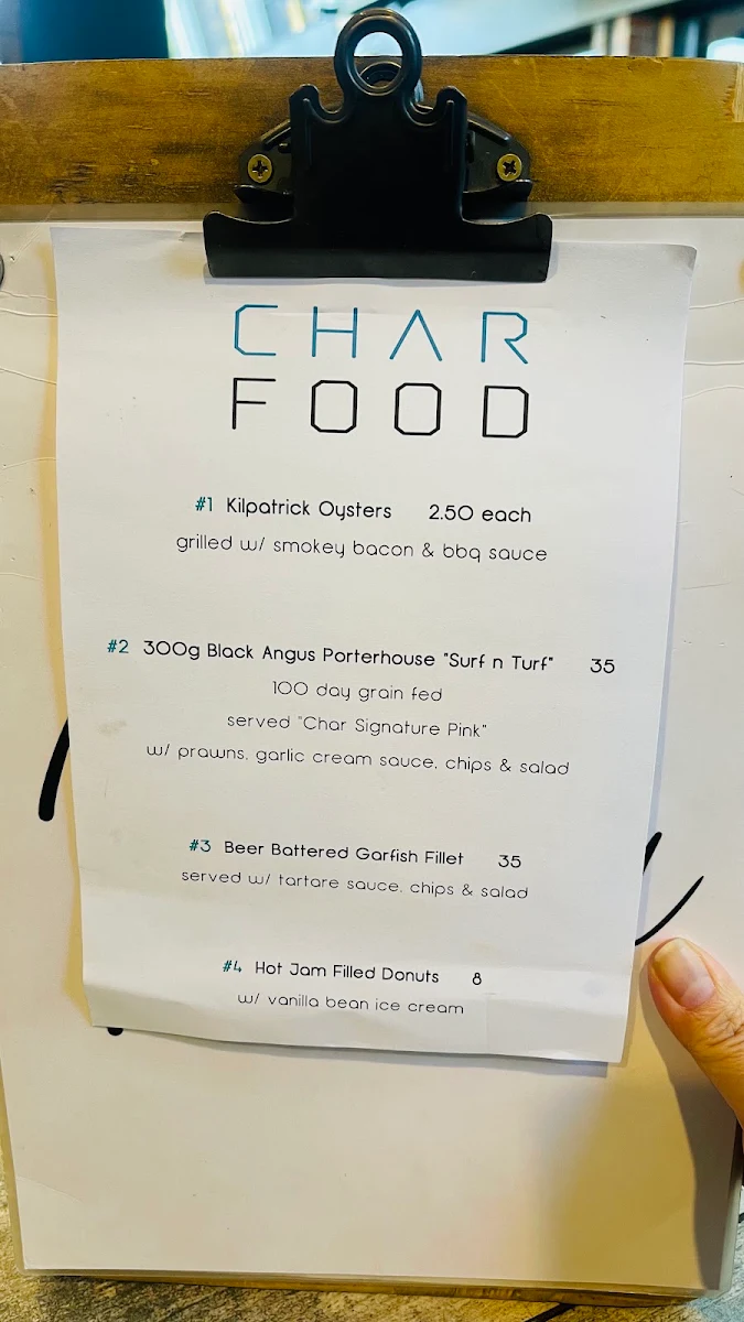 Menu, The Highlander