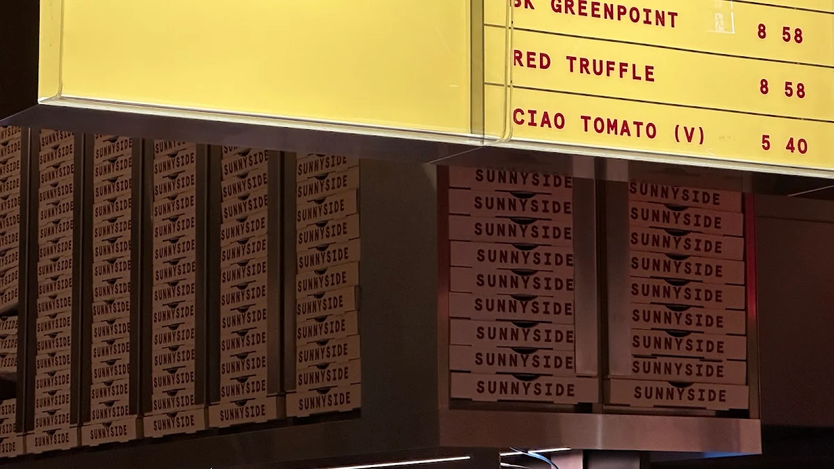 Menu, Sunnyside Sliced - Docklands