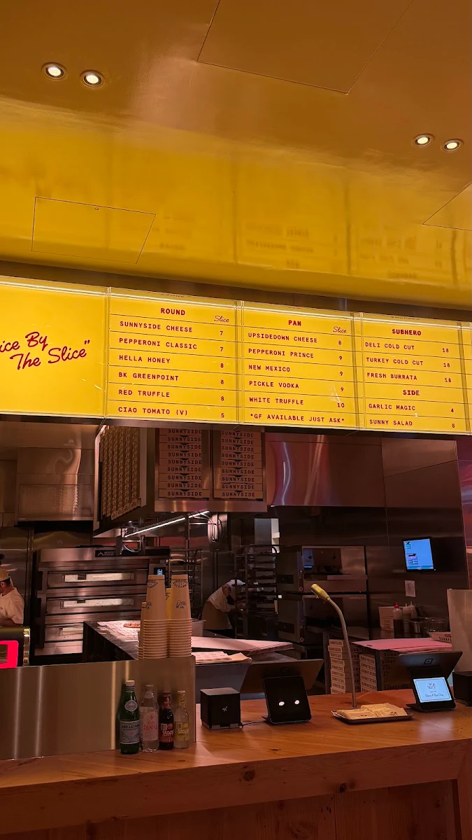 Menu, Sunnyside Sliced - Docklands
