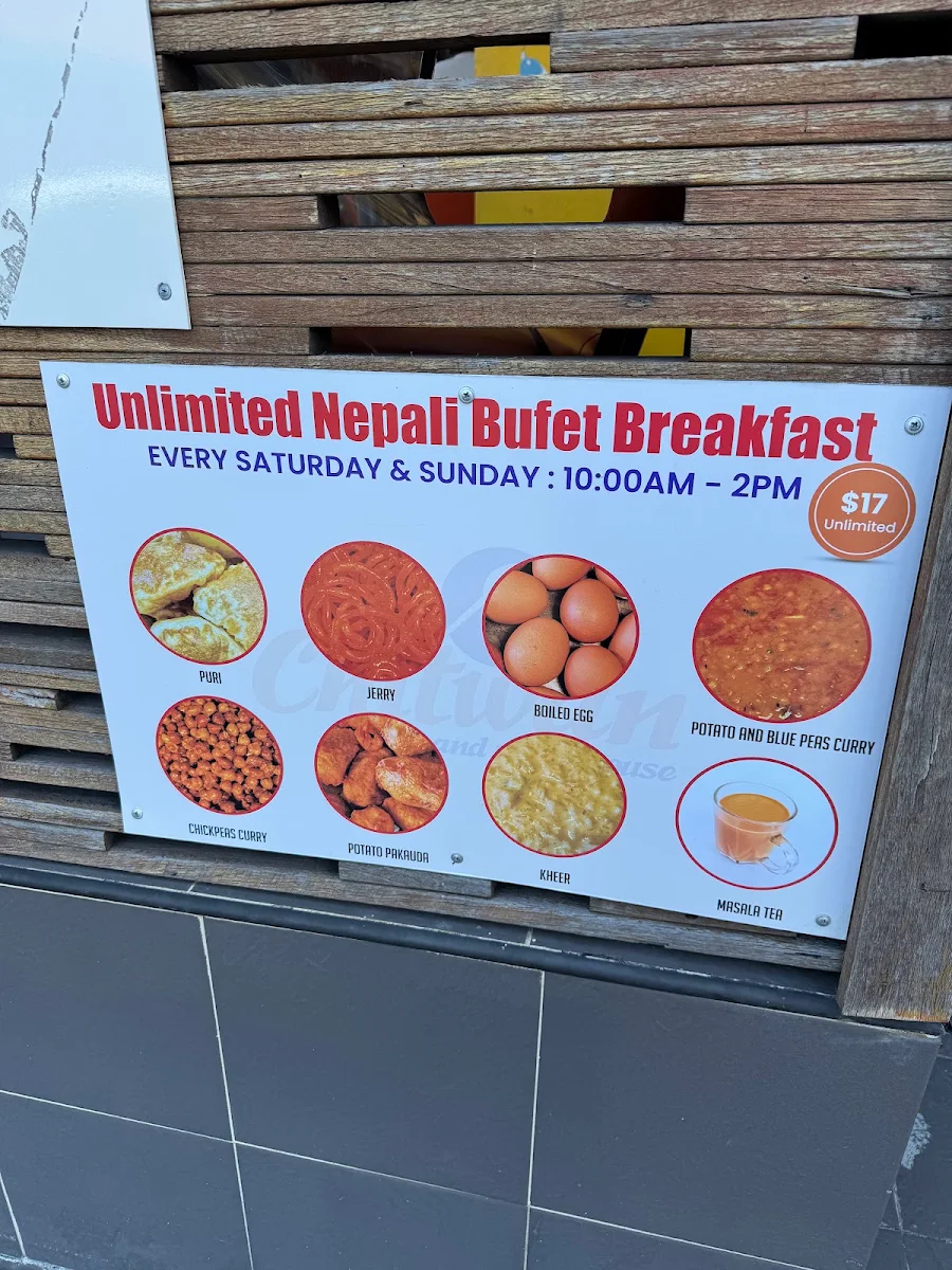 Menu, Chitwan Taas and Momo House
