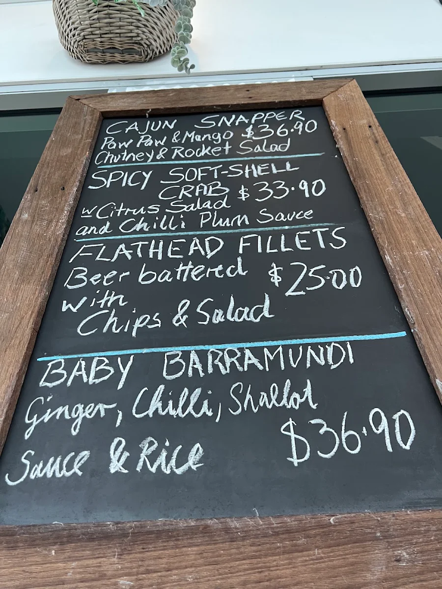 Menu, The Lazy Lobster
