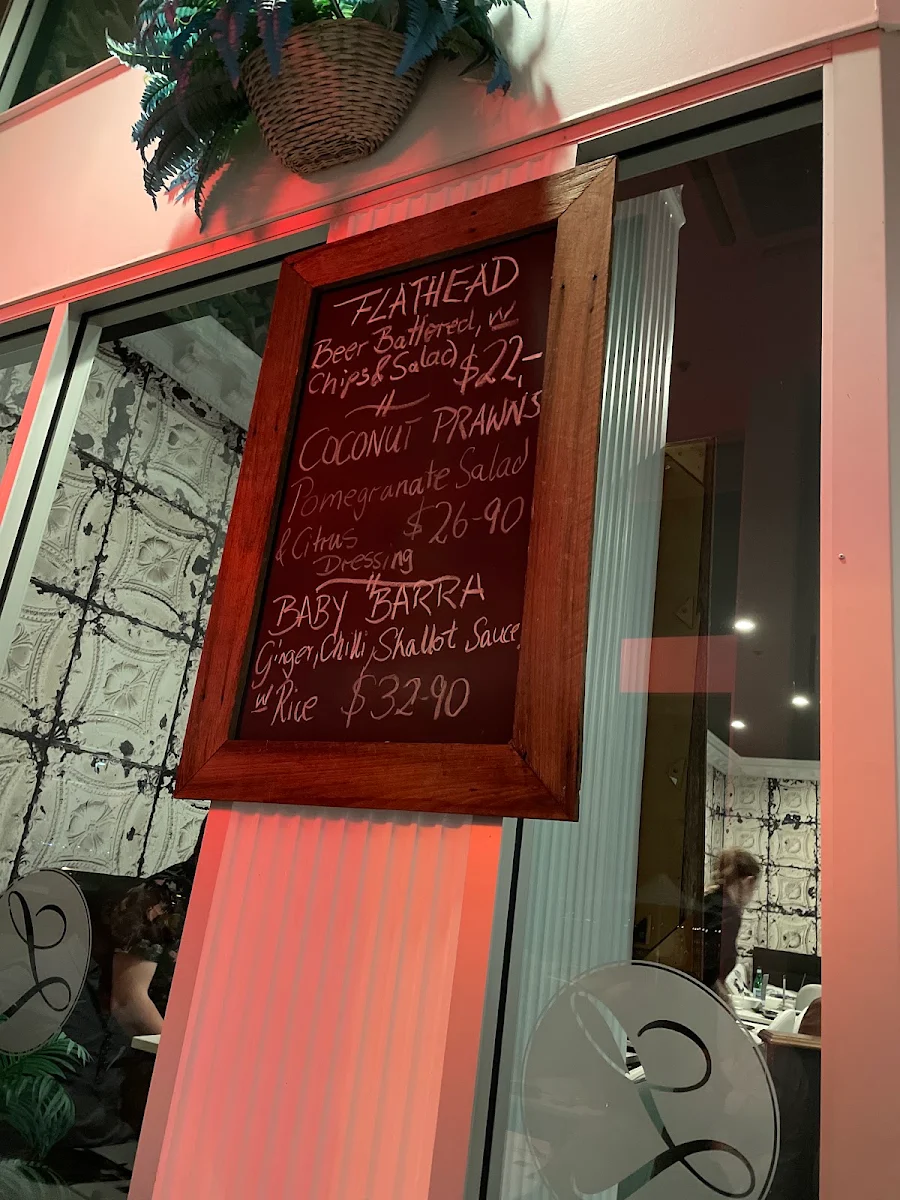 Menu, The Lazy Lobster