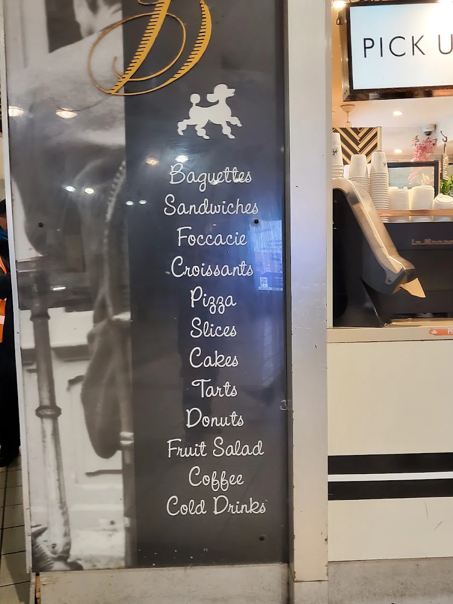 Menu, Baguette Cafe Flinders St
