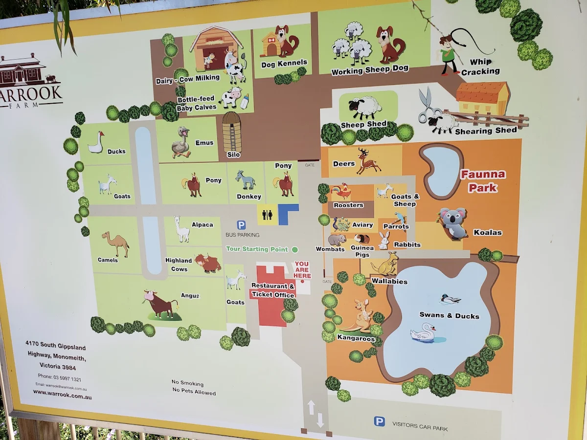 Menu, Warrook Farm (Historic Homestead)