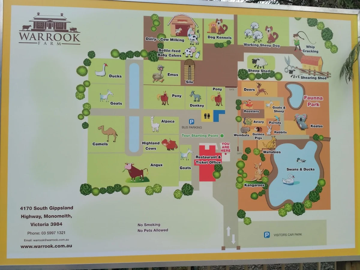 Menu, Warrook Farm (Historic Homestead)