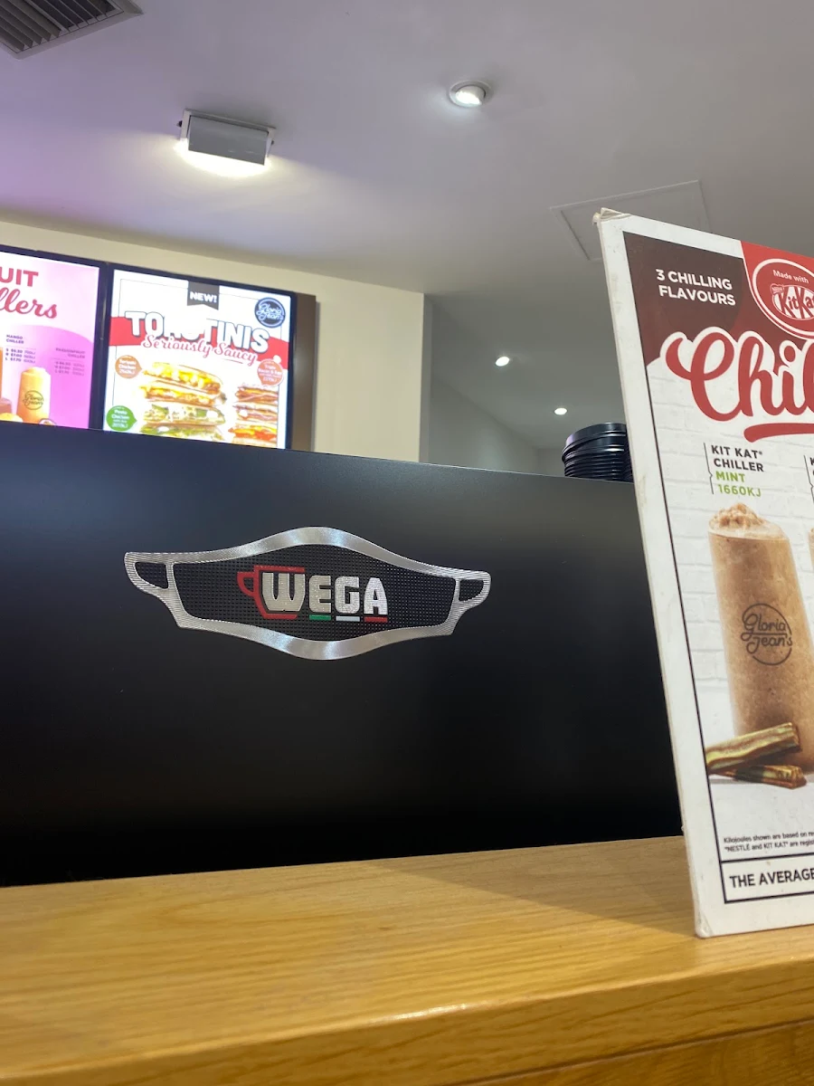 Menu, Gloria Jean's Glenelg