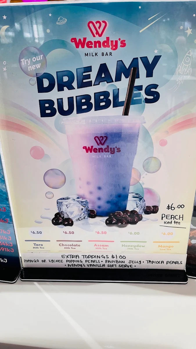 Menu, Wendy’s