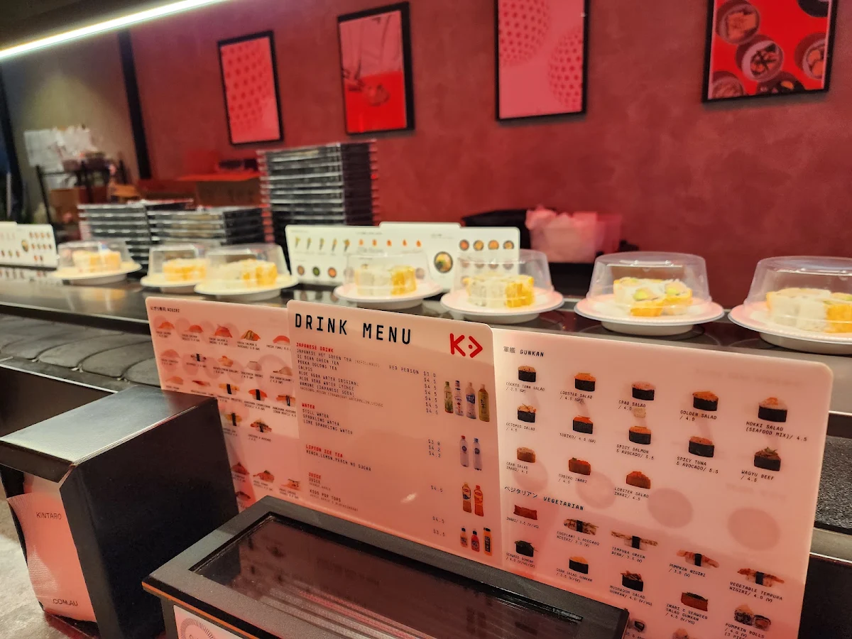 Menu, Kintaro Sushi