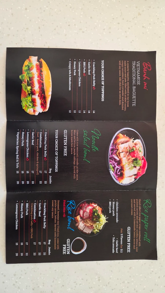 Menu, Banh Mi Station Bakery & Cafe Beenleigh