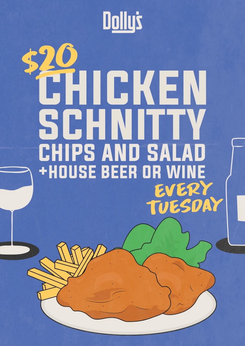 Menu, Dolly's All Day Venue