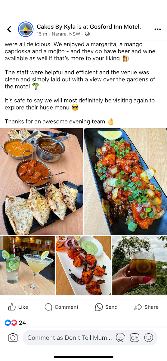 Menu, Don't Tell Mumma