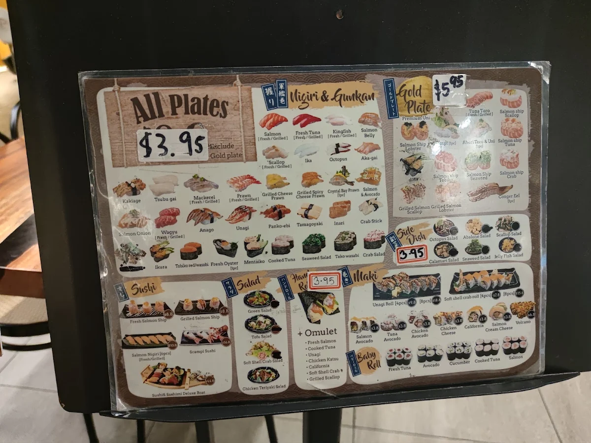 Menu, Fugetsu