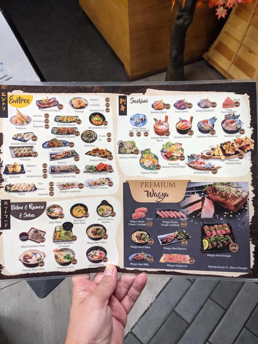 Menu, Fugetsu