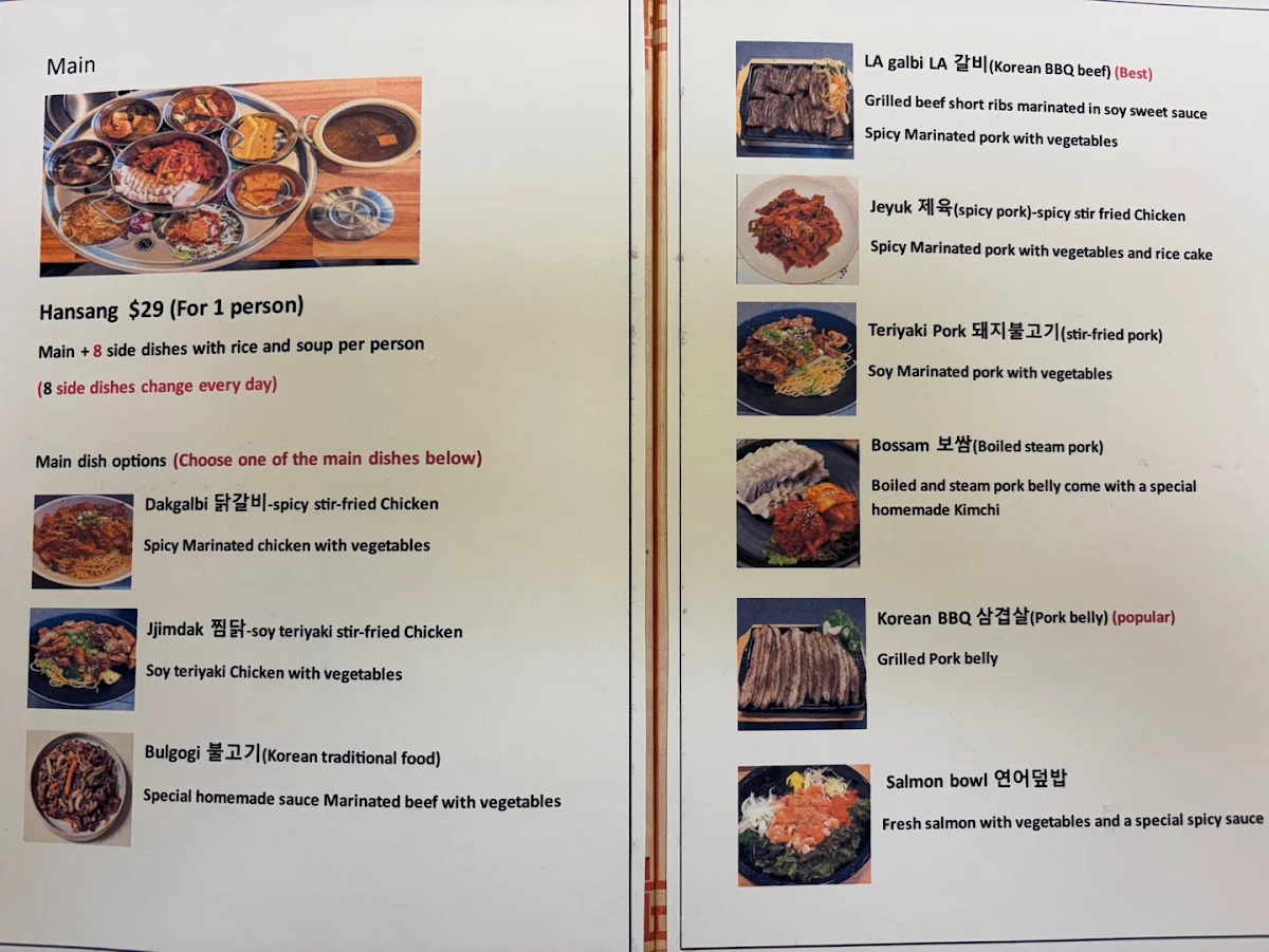 Menu, Gisa Sikdang