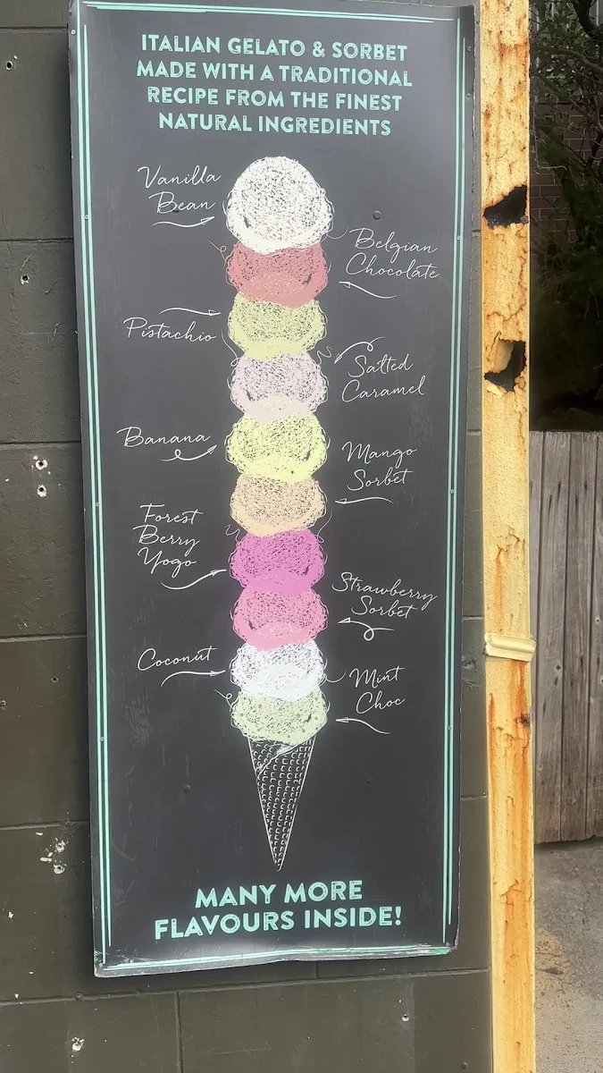 Menu, Simple Simons Gelato Coffee House Cafe