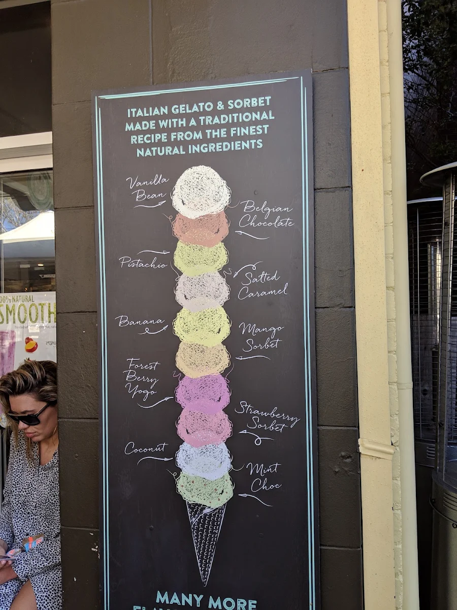 Menu, Simple Simons Gelato Coffee House Cafe