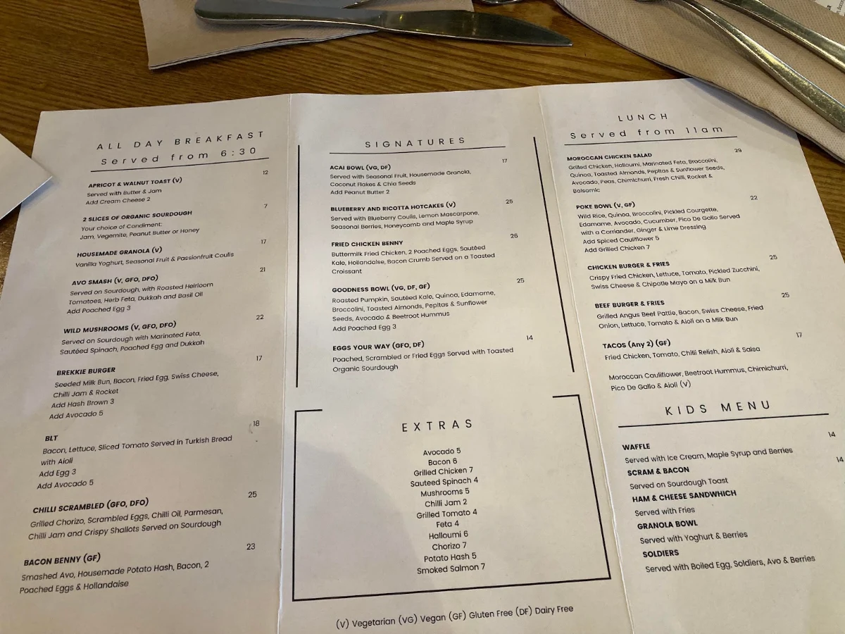 Menu, Alkemist