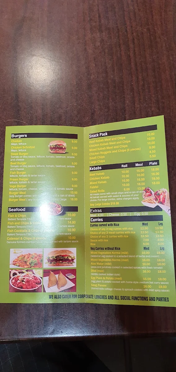 Menu, Addil Indian & Kebab Restaurant