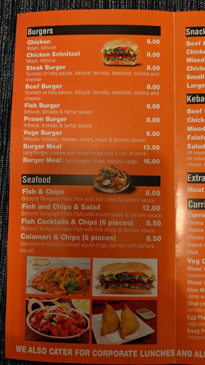 Menu, Addil Indian & Kebab Restaurant