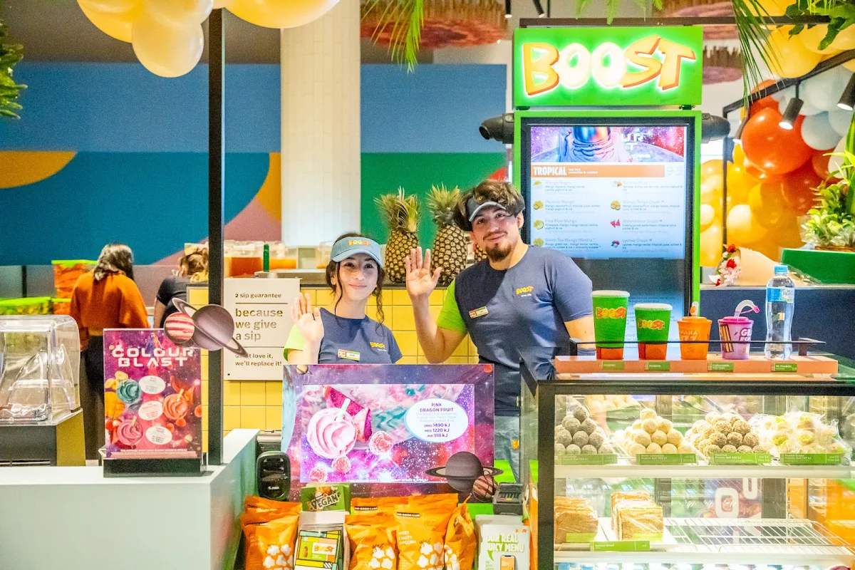Vibe, Boost Juice Ed Square