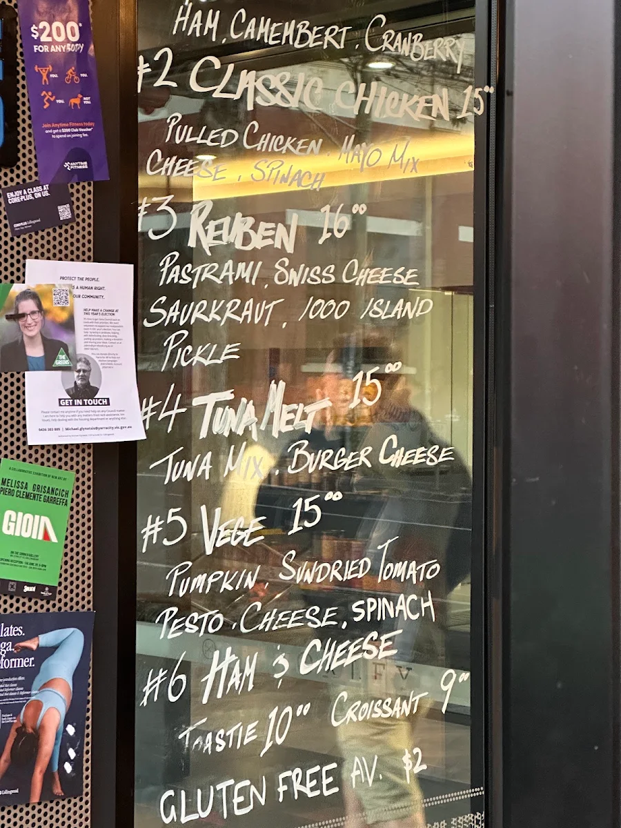 Menu, Stanley St Bodega