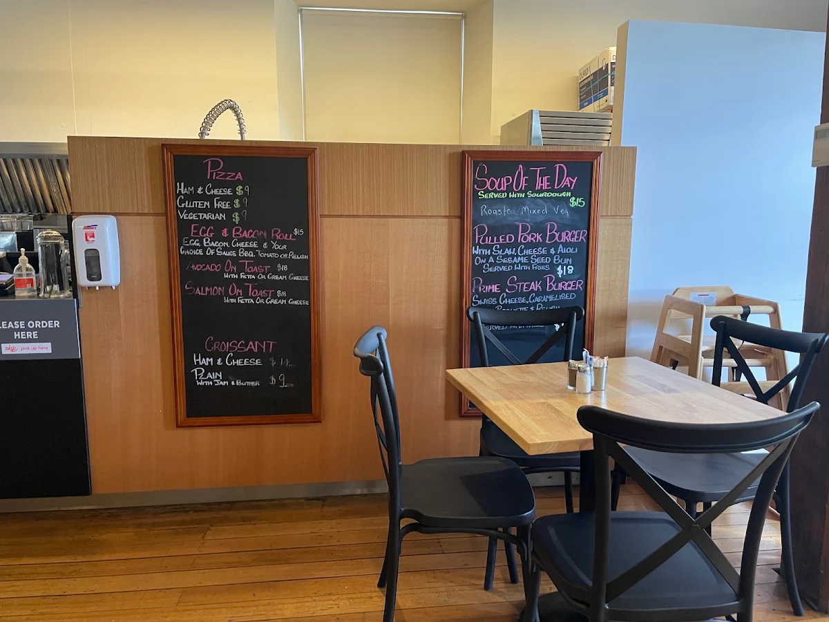 Menu, Courtyard Cafe