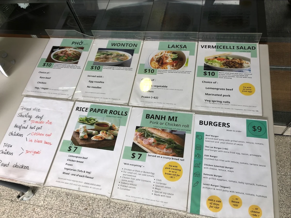 Menu, Babi’s Kitchen (formerly Cafe 10)