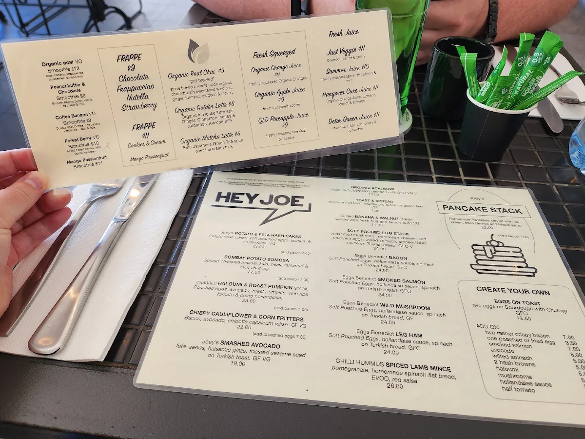 Menu, Perks Kitchen East Brisbane