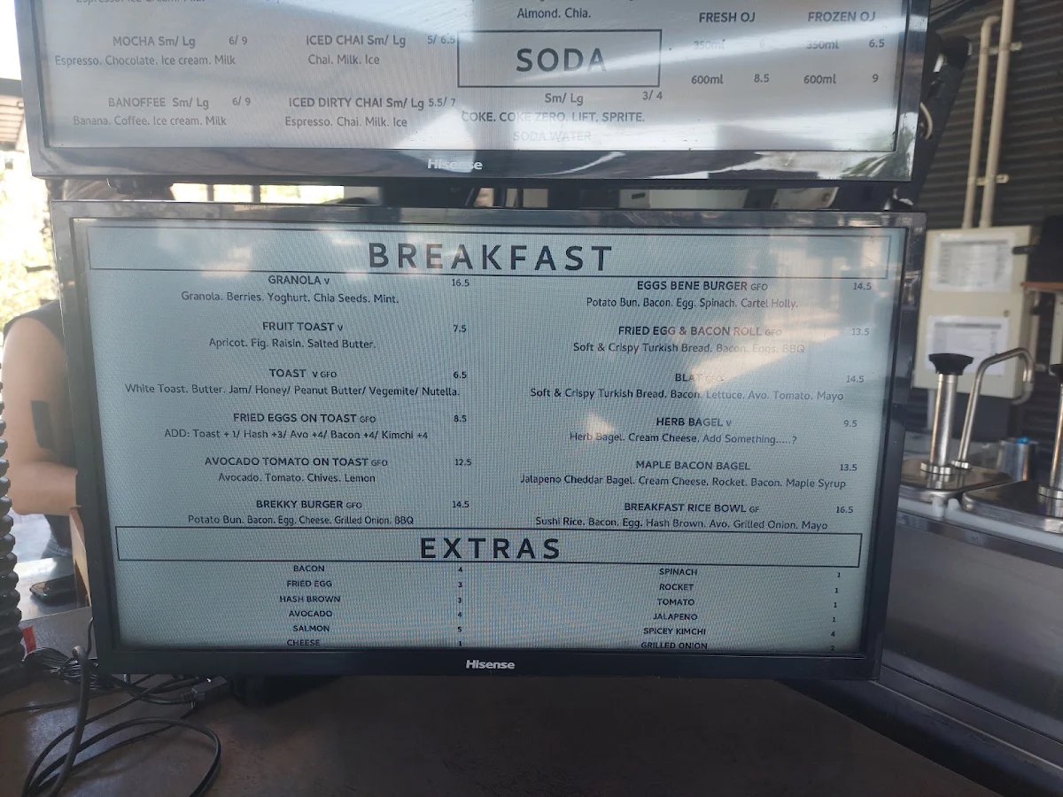 Menu, Good Cartel