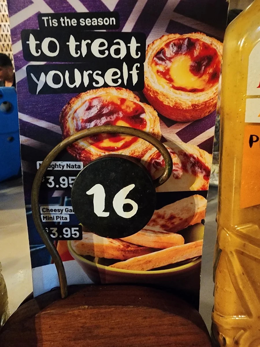 Menu, Nando's Casuarina